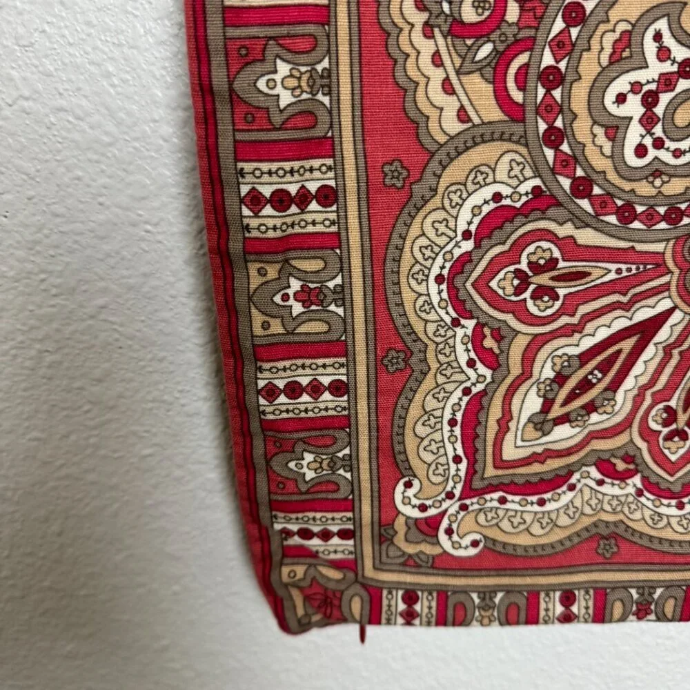 Pottery Barn Red Paisley Pillow cover / case